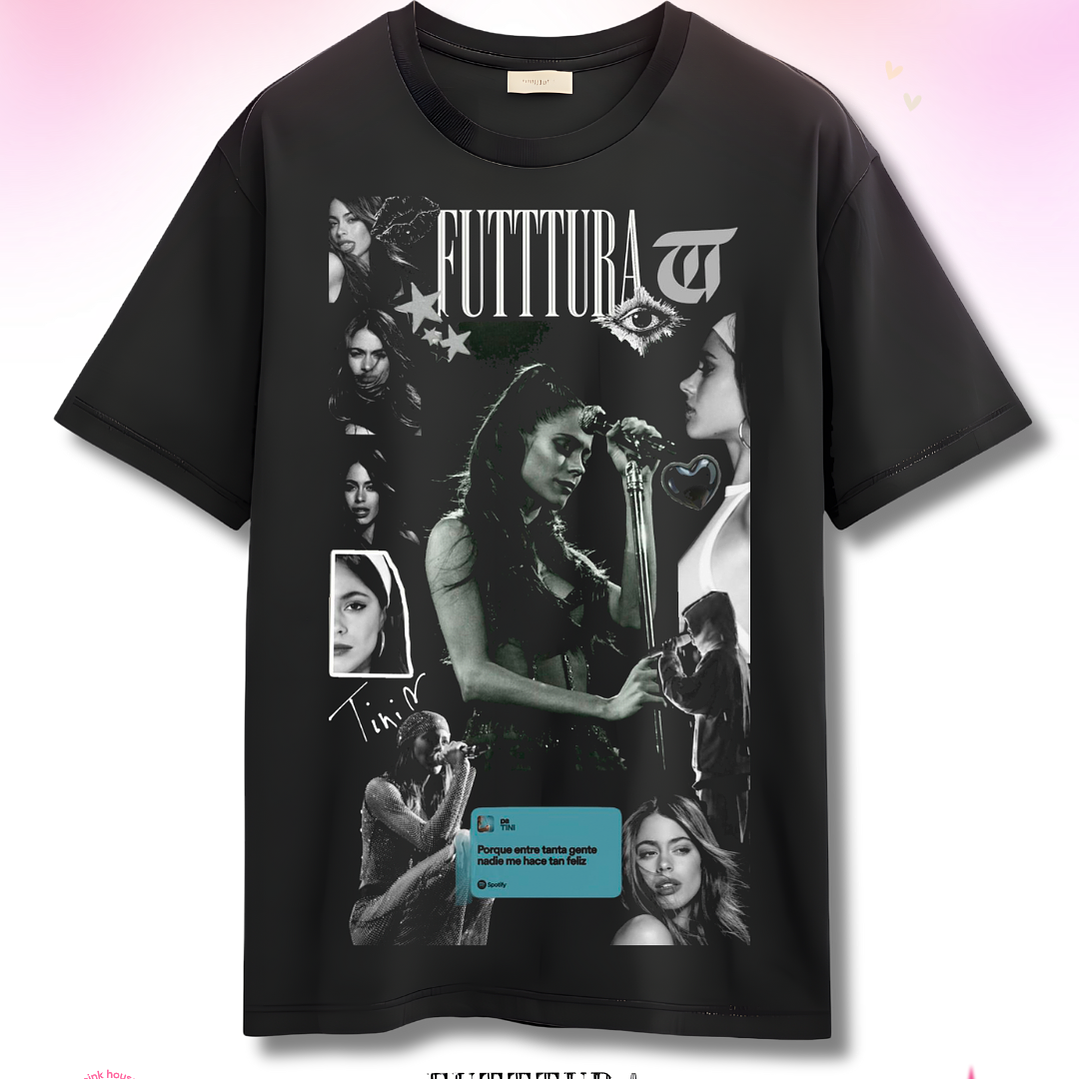 Camiseta TINI Futttura Tour – Edición Santiago 12 Febrero 2026 – Merch Exclusiva 2