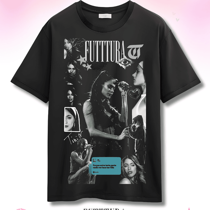 Camiseta TINI Futttura Tour – Edición Santiago 12 Febrero 2026 – Merch Exclusiva 2