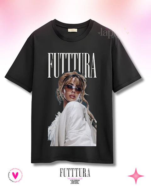 Camiseta TINI Futttura Tour – Edición Santiago 12 Febrero 2026 – Merch Exclusiva