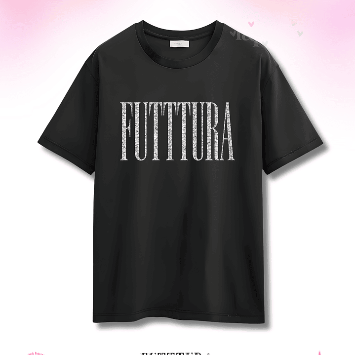 Camiseta TINI Futttura Tour Letras Glitter – Edición Santiago 12 Febrero 2026 – Merch Exclusiva 3