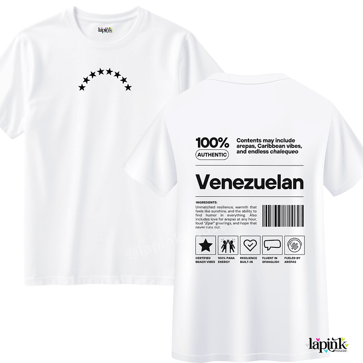 Polera Venezuela Venezolano Estrellas Venezuela Libre 2