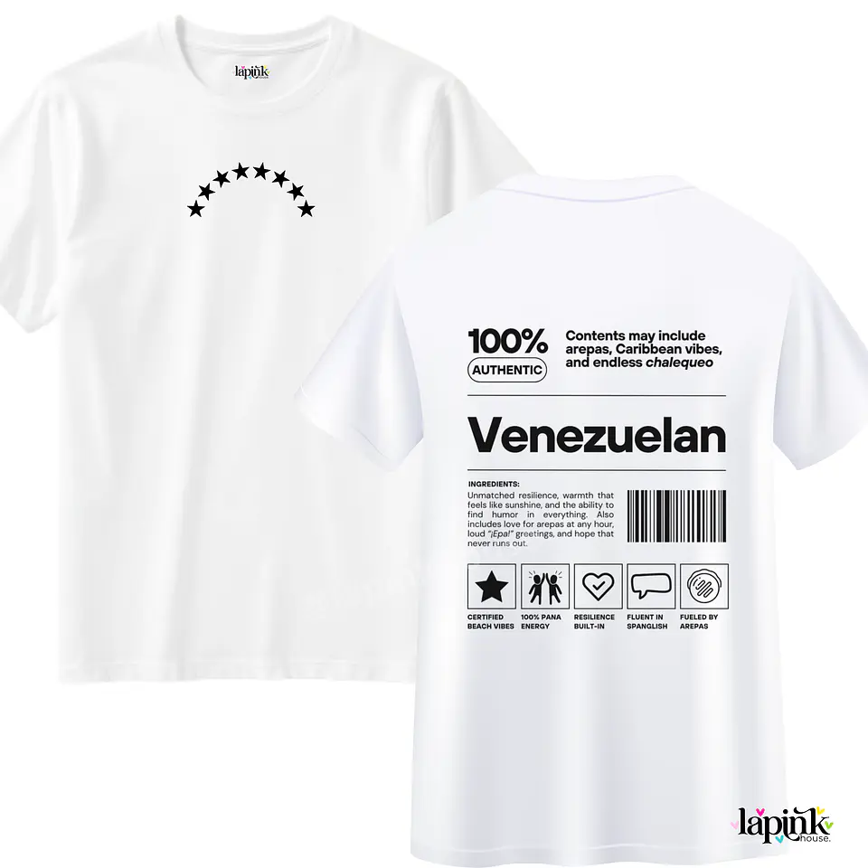 Polera Venezuela Venezolano Estrellas Venezuela Libre 2