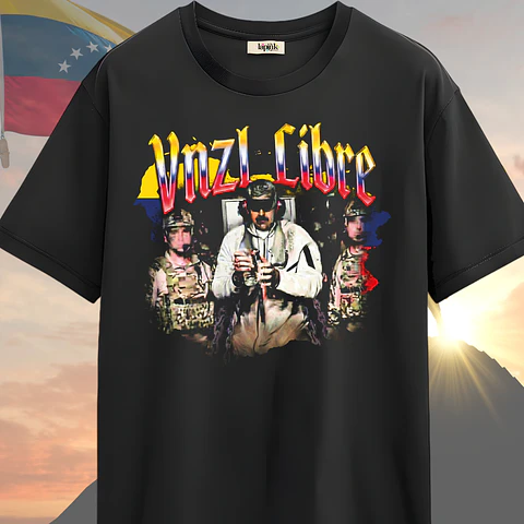 Polera Venezuela Libre Maduro EEUU Captura 03 de Enero 2026
