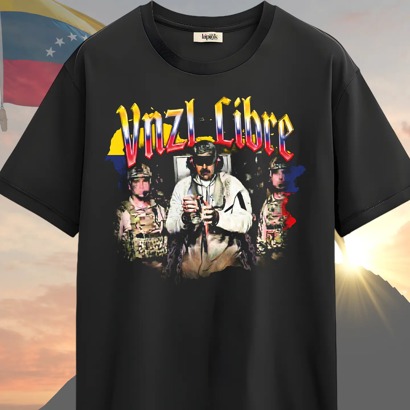 Polera Venezuela Libre Maduro EEUU Captura 03 de Enero 2026 1