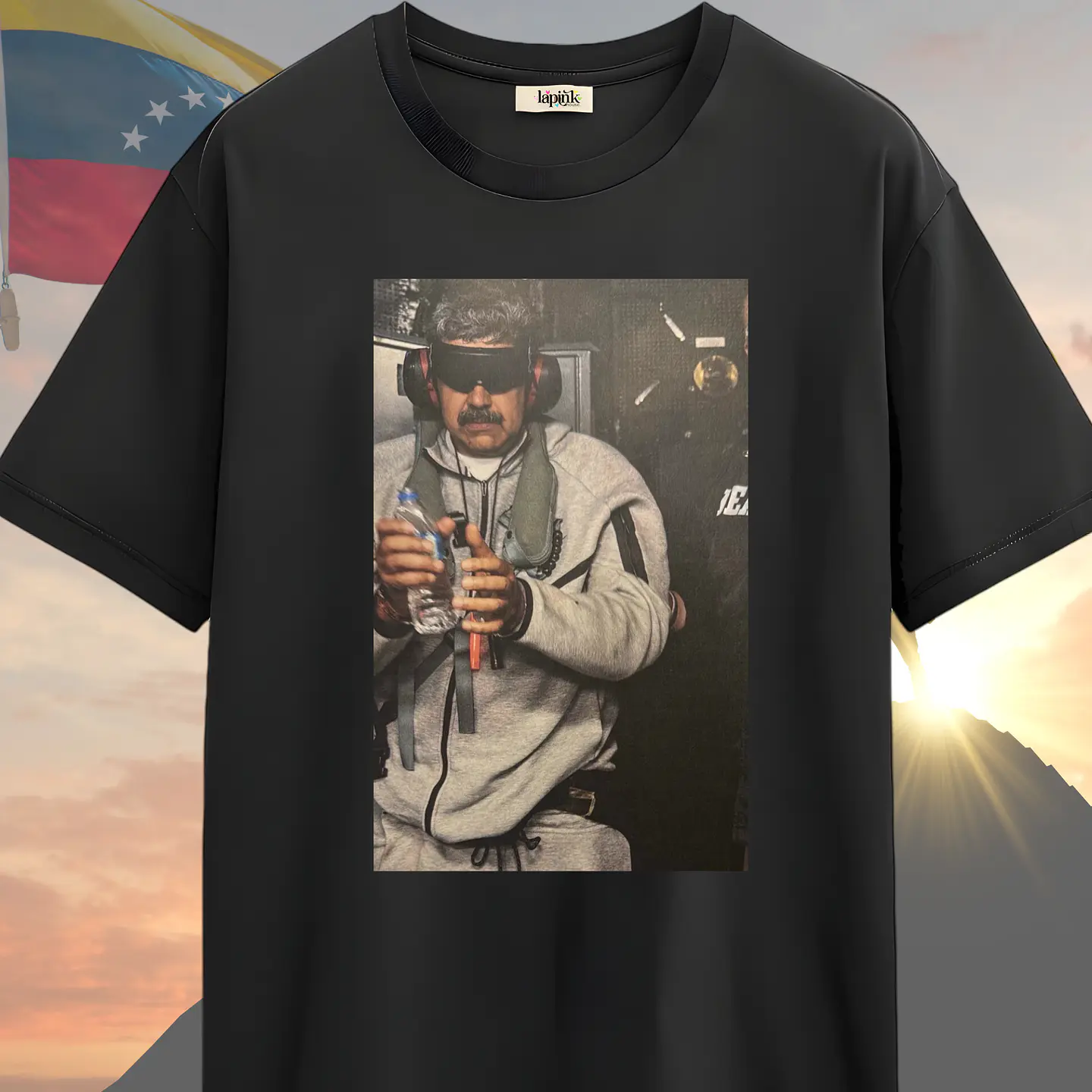 Polera Venezuela Libre Maduro EEUU Captura 03 de Enero 2026 Iconica 1