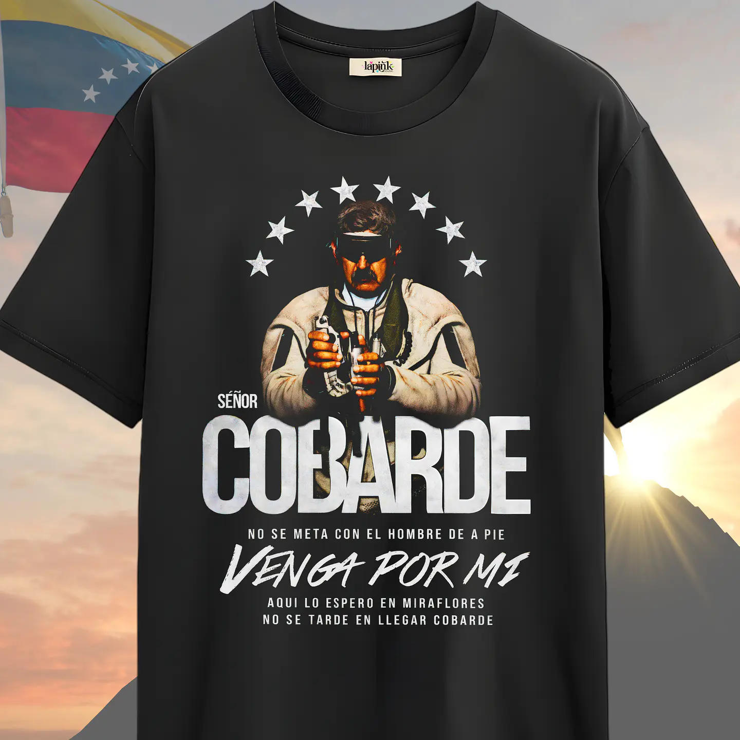 Polera Venezuela Libre Maduro EEUU Captura 03 de Enero 2026 Cobarde 1