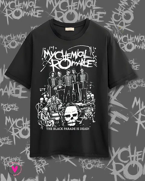 Poleras My Chemical Romance Chile 2026 | Diseños Exclusivos para el Concierto 4