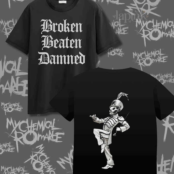 Poleras My Chemical Romance Chile 2026 | Diseños Exclusivos para el Concierto 7 1