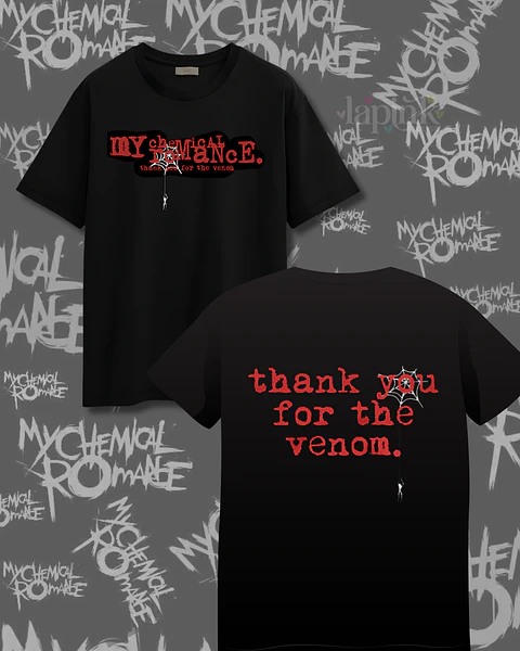 Poleras My Chemical Romance Chile 2026 | Diseños Exclusivos para el Concierto 8