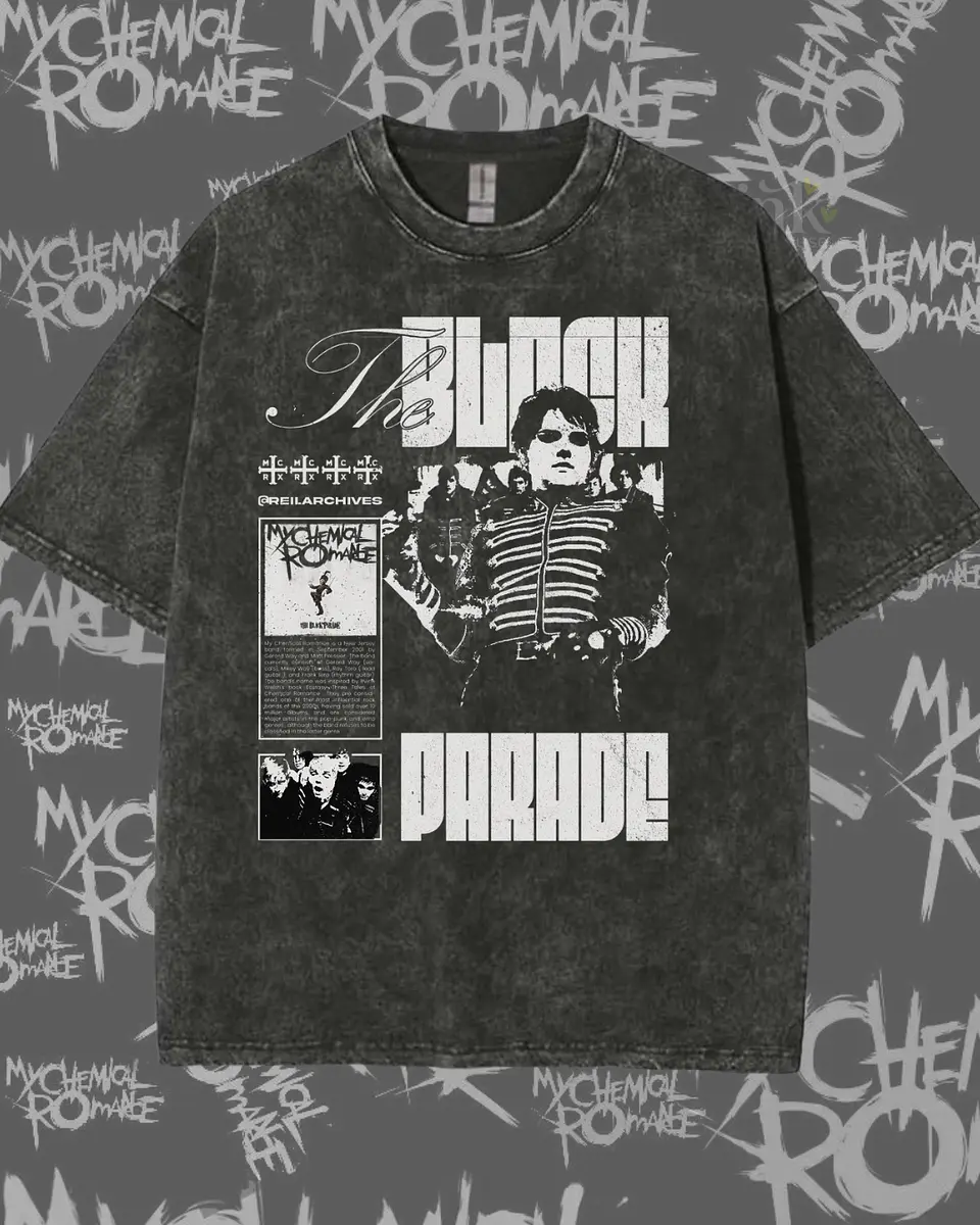 Poleras My Chemical Romance Chile 2026 | Diseños Exclusivos para el Concierto 10 2