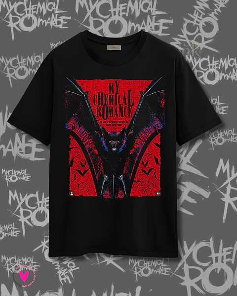Poleras My Chemical Romance Chile 2026 | Diseños Exclusivos para el Concierto 11