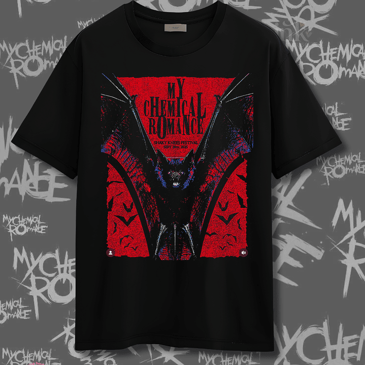 Poleras My Chemical Romance Chile 2026 | Diseños Exclusivos para el Concierto 11 1