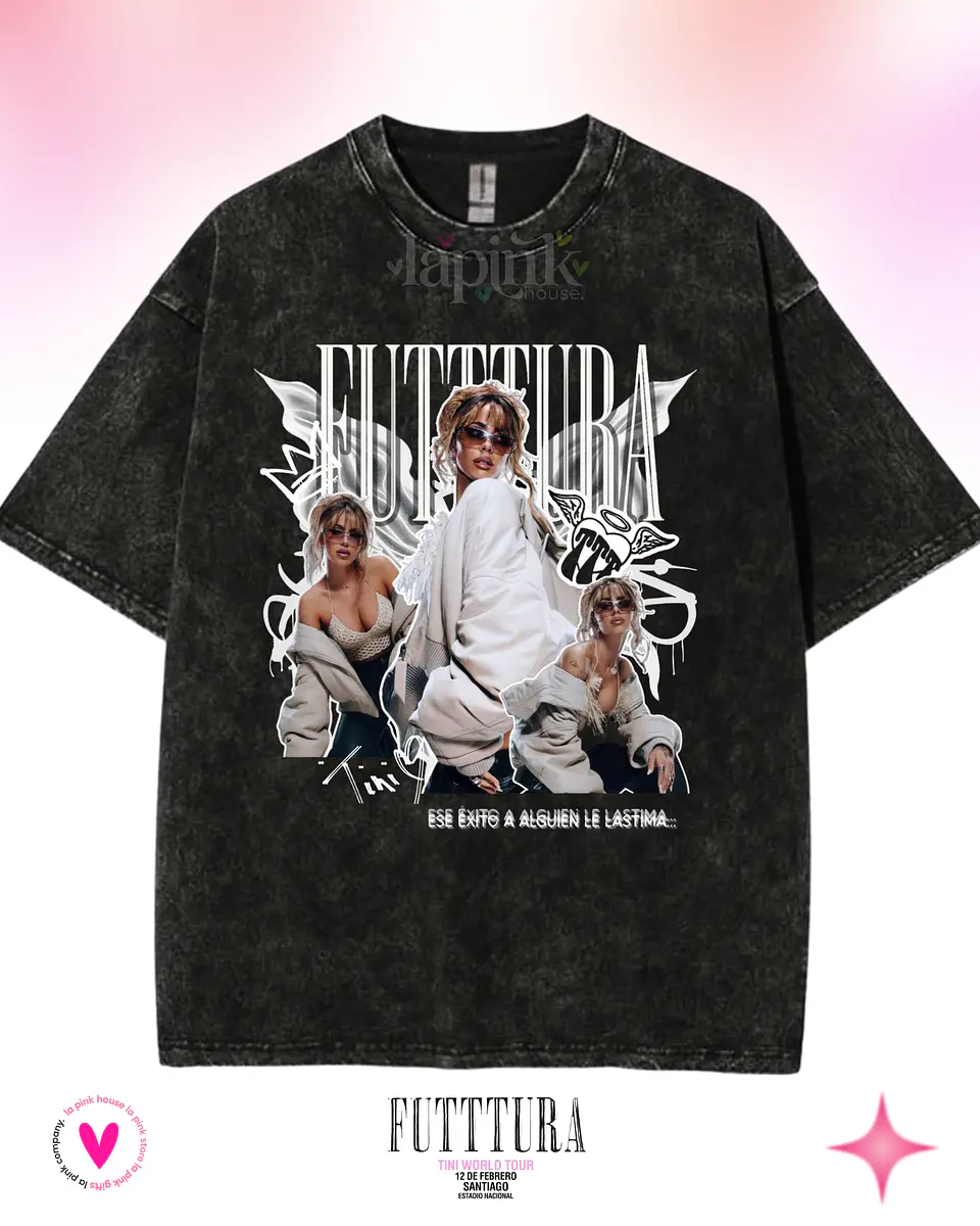 Camiseta TINI Futttura Tour – Edición Santiago 12 Febrero 2026 – Merch Exclusiva 6