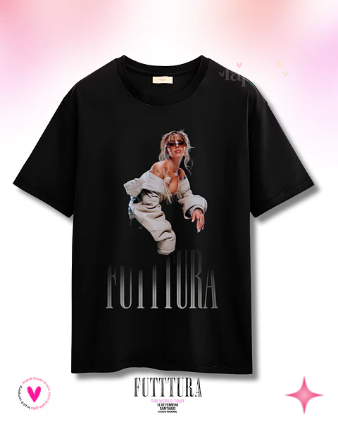 Camiseta TINI Futttura Tour– Edición Santiago 12 Febrero 2026 – Merch Exclusiva