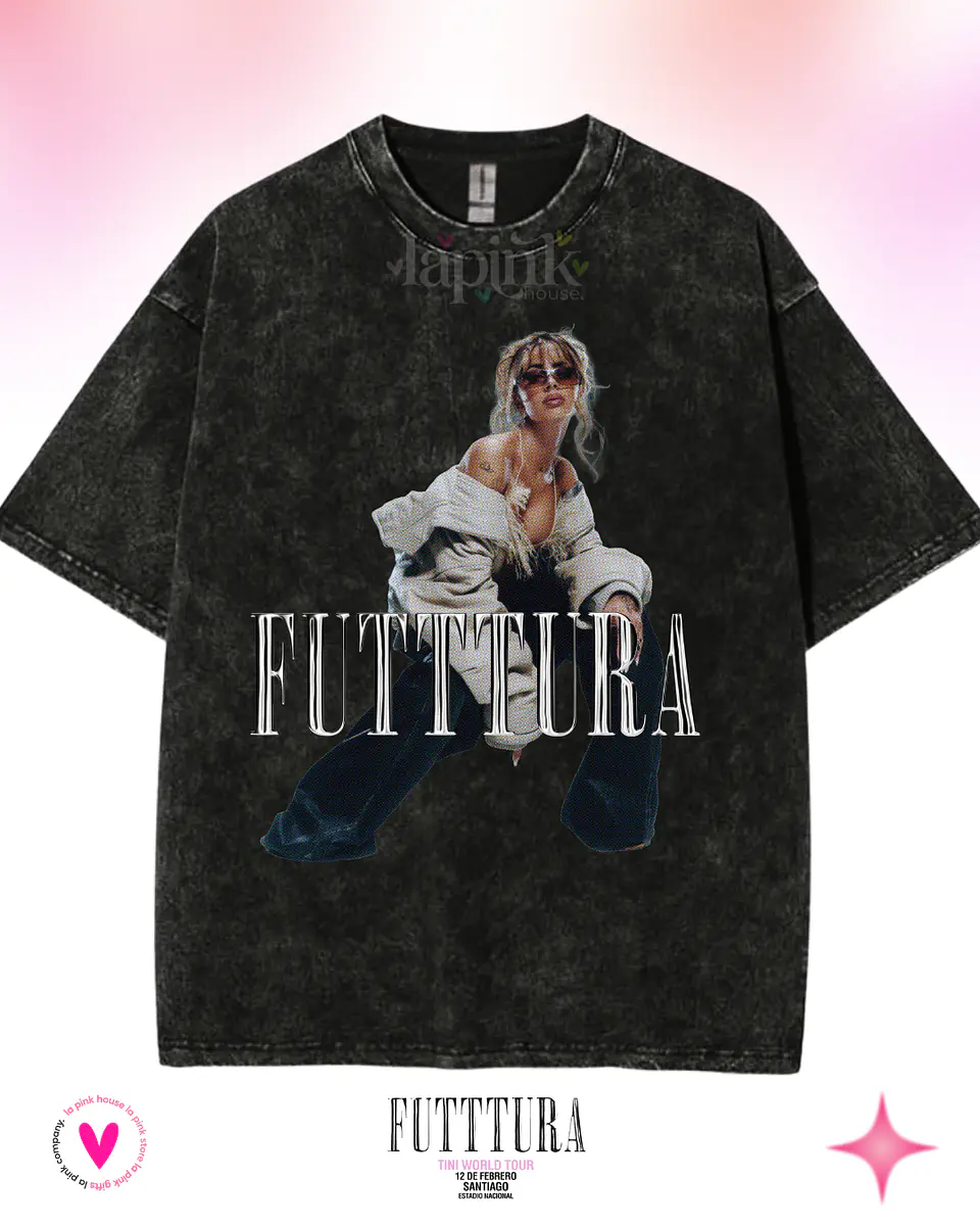 Camiseta TINI Futttura Tour– Edición Santiago 12 Febrero 2026 – Merch Exclusiva 2