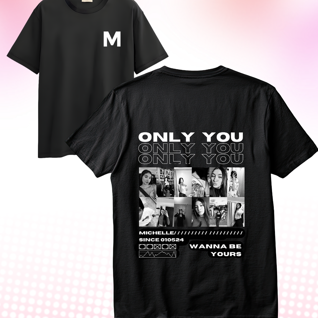 Poleras Personalizadas de San Valentín 2026 | Regalos Únicos para Parejas Only You 8 1