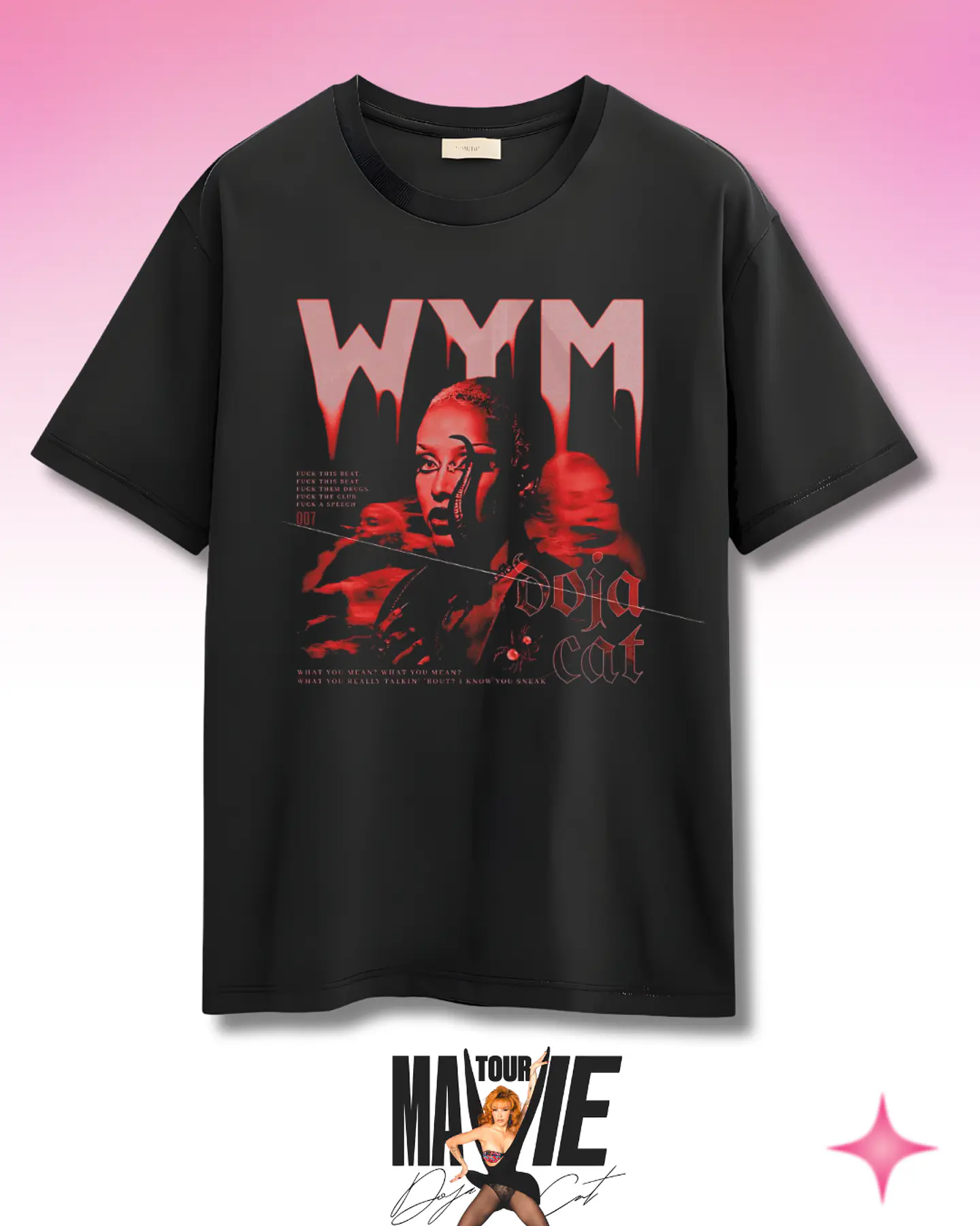 Polera Doja Cat Diseño Exclusivo 2 1