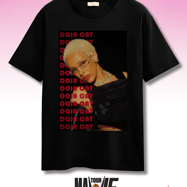 Polera Doja Cat Diseño Exclusivo 5 1