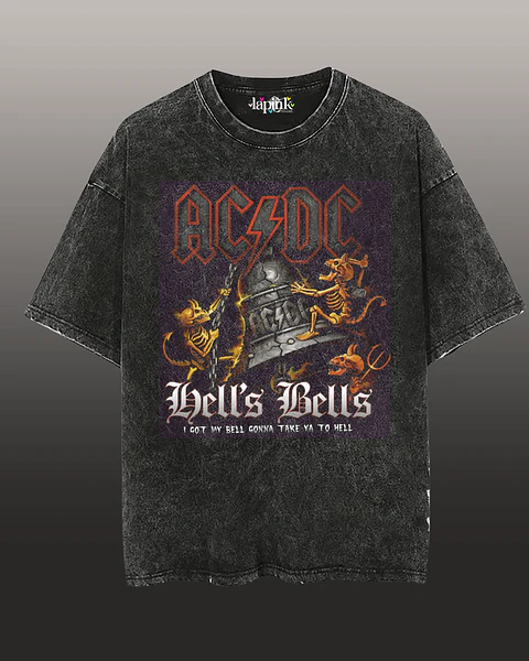 Polera Concierto AC/DC Chile 2026 Acid Wash– Edición Especial Rock 2