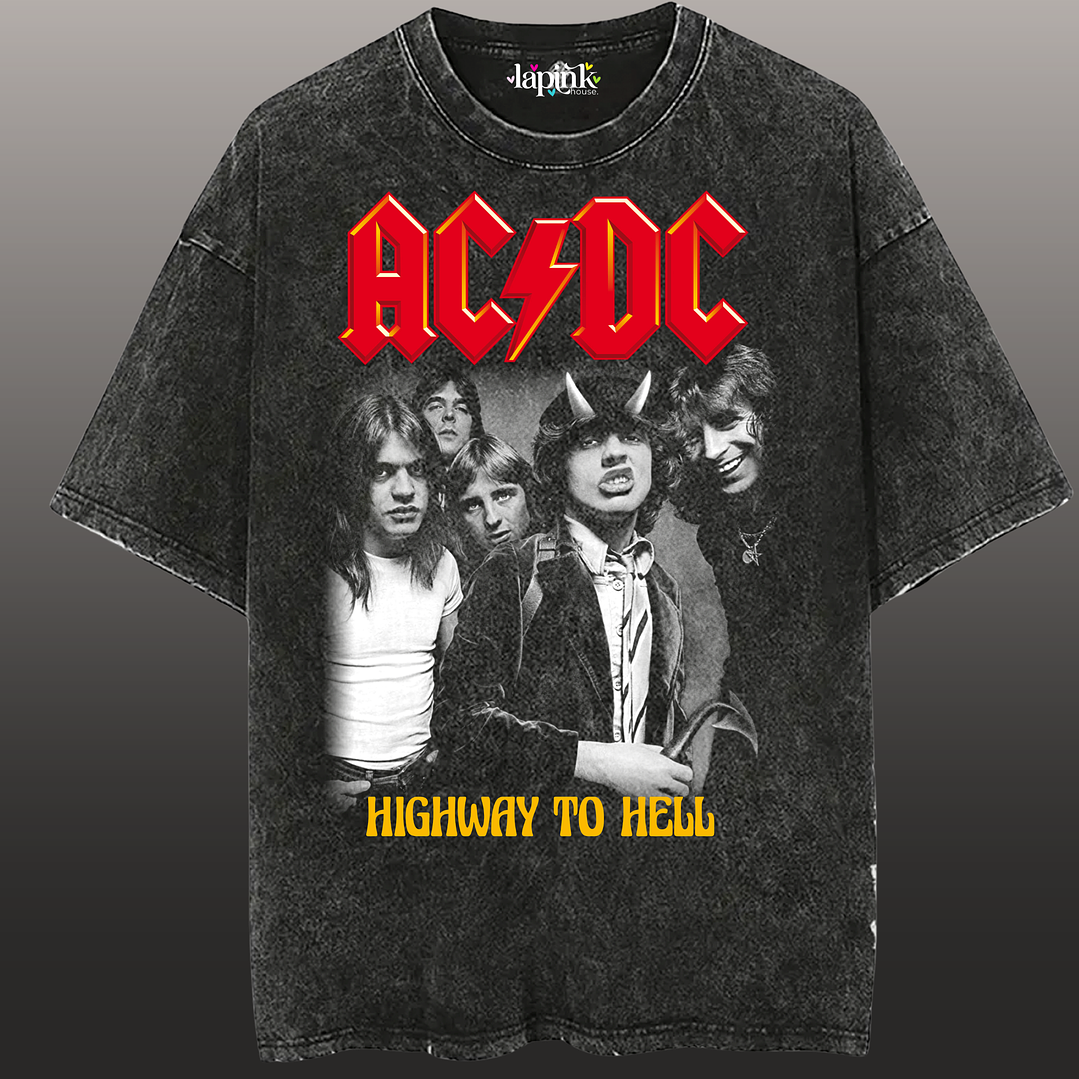 Polera Concierto AC/DC Chile 2026 Acid Wash– Edición Especial Rock 3 1