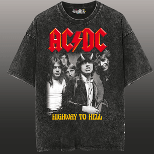 Polera Concierto AC/DC Chile 2026 Acid Wash– Edición Especial Rock 3
