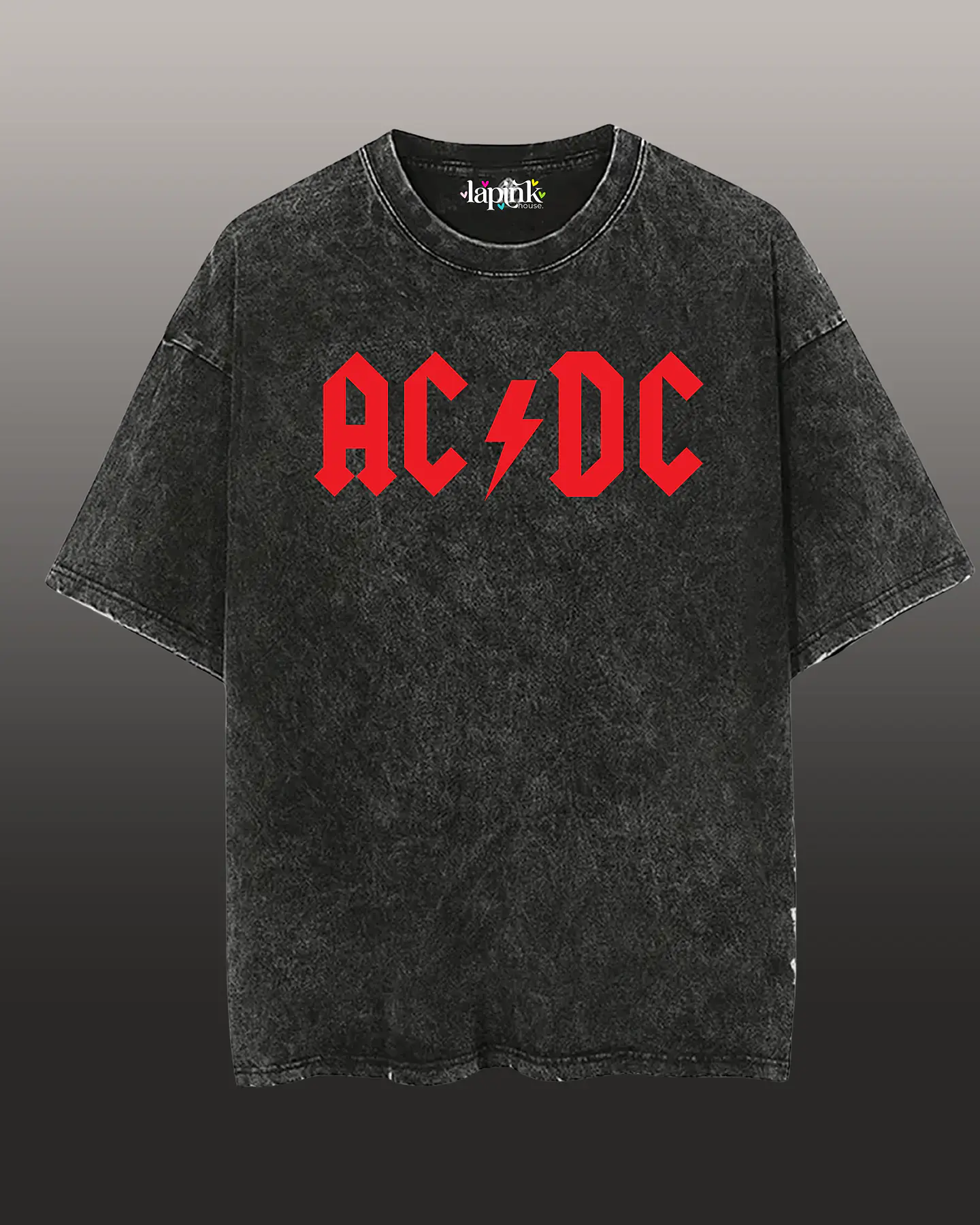 Polera Concierto AC/DC Chile 2026– Edición Especial Rock 6 Acid Wash 1