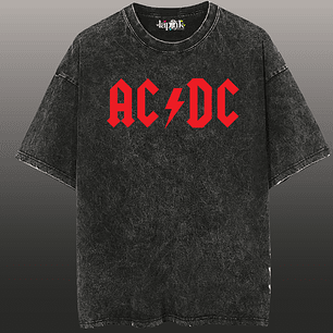 Polera Concierto AC/DC Chile 2026– Edición Especial Rock 6 Acid Wash