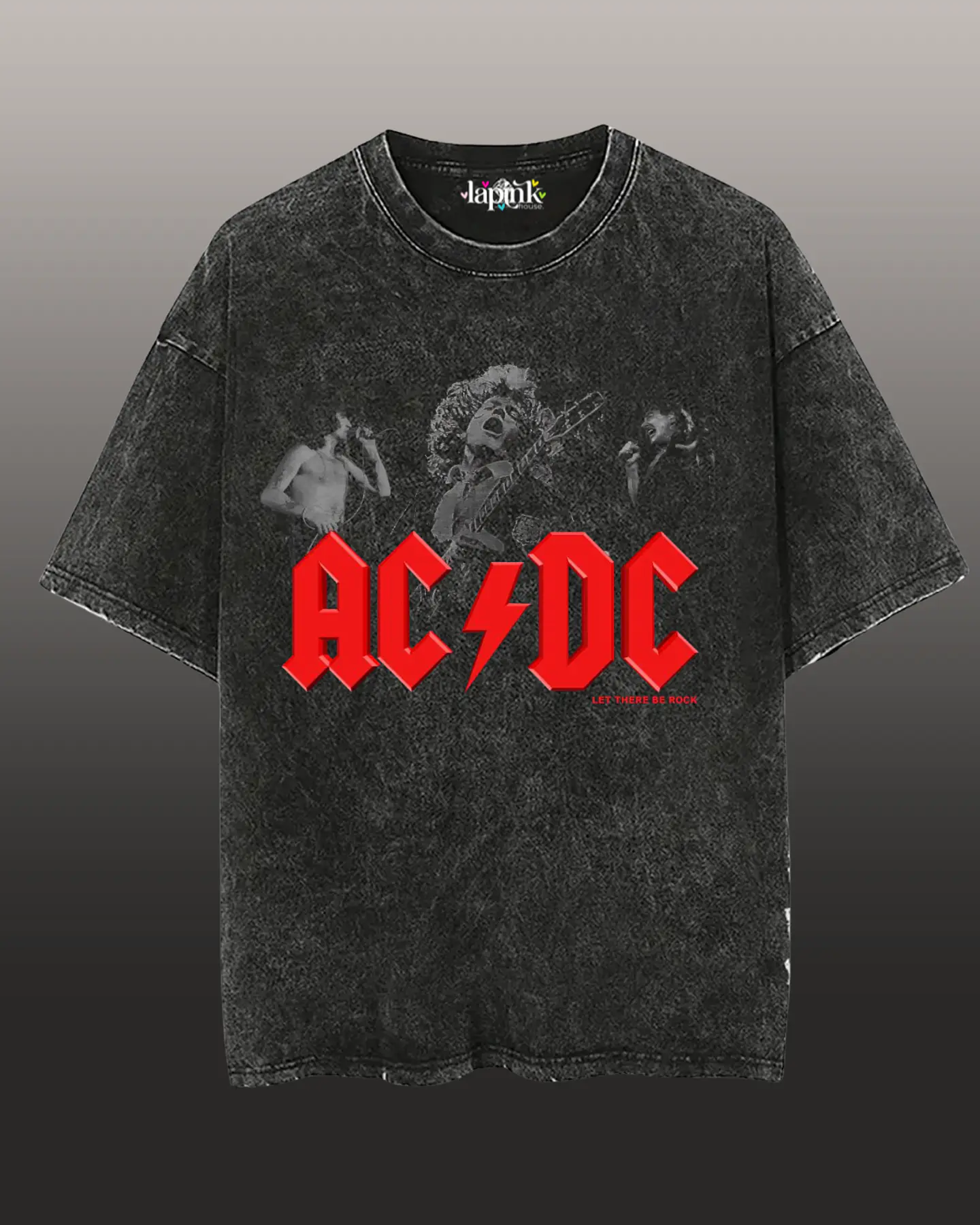Polera Concierto AC/DC Chile 2026 Acid Wash Edición Especial Rock 9 1