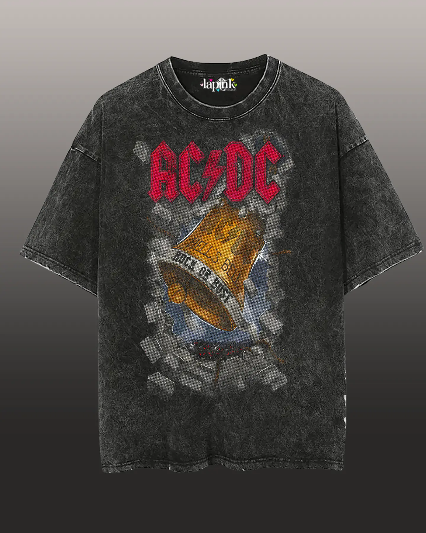 Polera Concierto AC/DC Chile 2026 Acid Wash Edición Especial Rock 7  1
