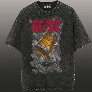 Polera Concierto AC/DC Chile 2026 Acid Wash Edición Especial Rock 7 