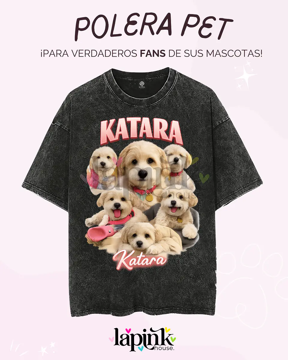 Polera PET Fan de tu mascota personalizada 7