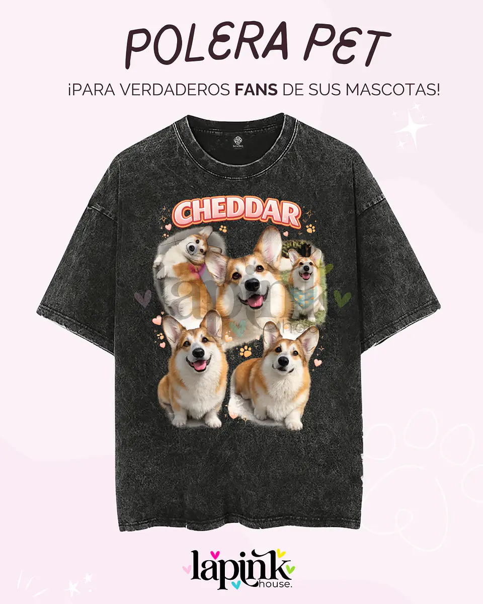Polera PET Fan de tu mascota personalizada 9