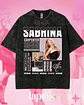 Polera Sabrina Carpenter Diseño Exclusivo 9 Acid Wash - Miniatura 1