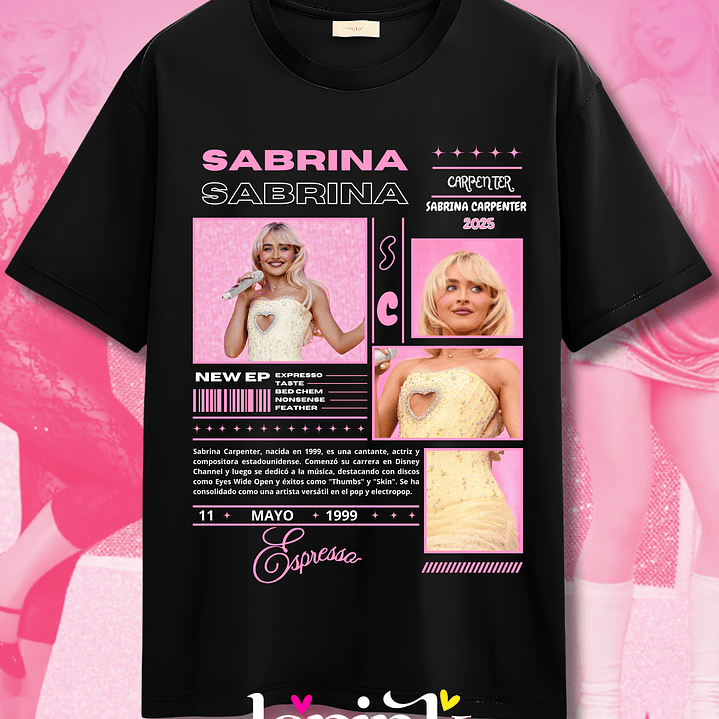 Polera Sabrina Carpenter Diseño Exclusivo 11 1