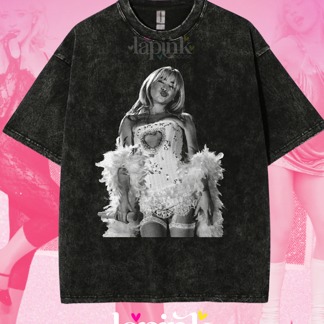 Polera Sabrina Carpenter Diseño Exclusivo 12 Acid Wash 1