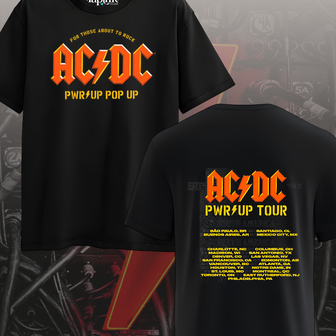 Polera Concierto AC/DC Chile 2026– Edición Especial Rock 16 1