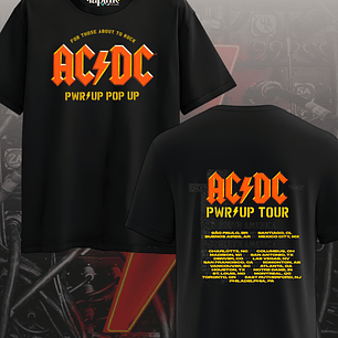 Polera Concierto AC/DC Chile 2026– Edición Especial Rock 16