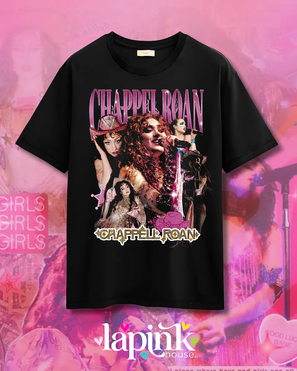 Polera Chappell Roan Lollapalooza Chile 2026 – Diseño Exclusivo Fan Merch 1  1