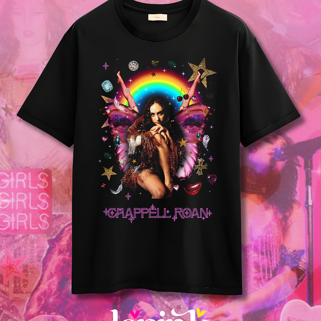 Polera Chappell Roan Lollapalooza Chile 2026 – Diseño Exclusivo Fan Merch 4 1