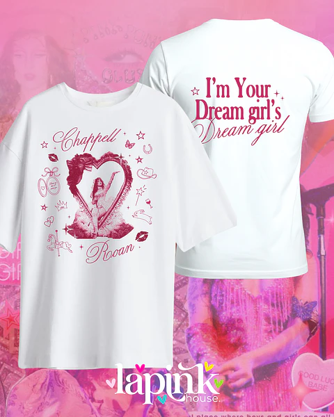 Polera Chappell Roan Lollapalooza Chile 2026 – Diseño Exclusivo Fan Merch 6 Doble Estampado 