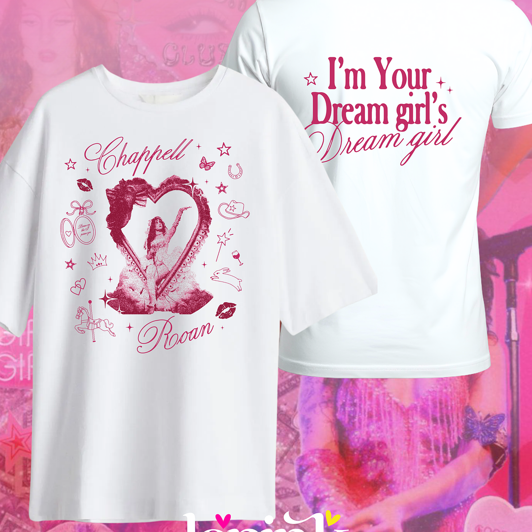 Polera Chappell Roan Lollapalooza Chile 2026 – Diseño Exclusivo Fan Merch 6 Doble Estampado  1