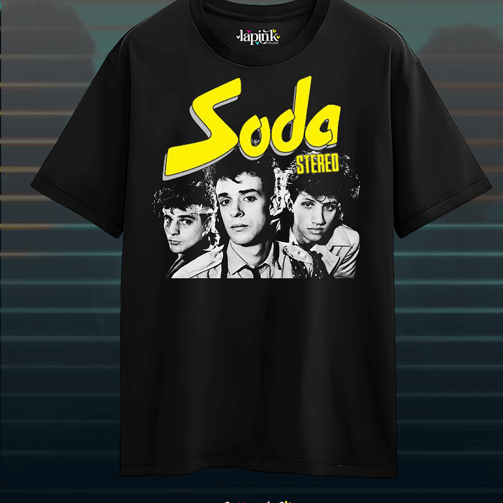 Poleras Soda Stereo - Diseño exclusivo - Concierto Chile 2026 - Edición Limitada 1 1