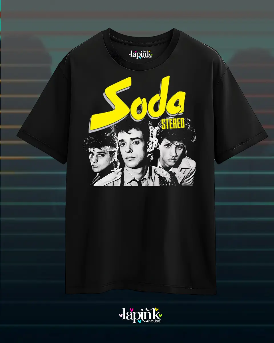Poleras Soda Stereo - Diseño exclusivo - Concierto Chile 2026 - Edición Limitada 1 1