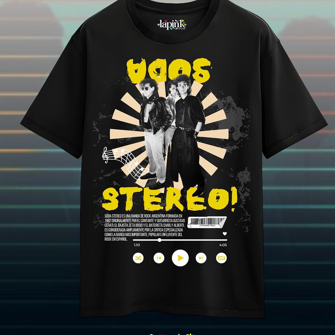 Poleras Soda Stereo - Diseño exclusivo - Concierto Chile 2026 - Edición Limitada 2 1