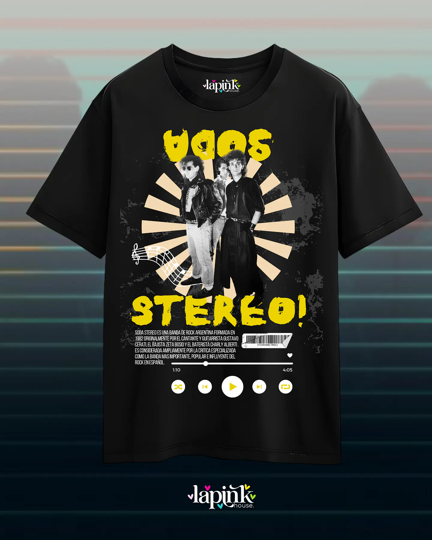 Poleras Soda Stereo - Diseño exclusivo - Concierto Chile 2026 - Edición Limitada 2 1