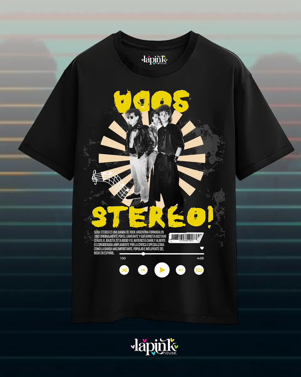 Poleras Soda Stereo - Diseño exclusivo - Concierto Chile 2026 - Edición Limitada 2 1