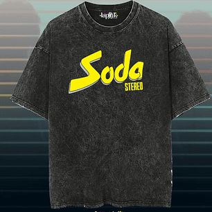 Poleras Soda Stereo - Diseño exclusivo - Concierto Chile 2026 - Edición Limitada 3 Acid Wash