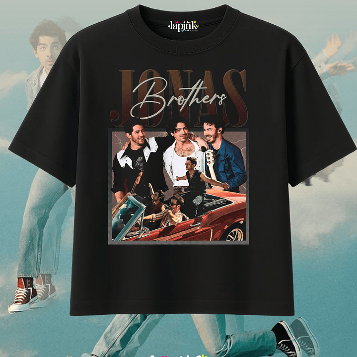 Polera Jonas Brothers - Diseño Exclusivo 1 4