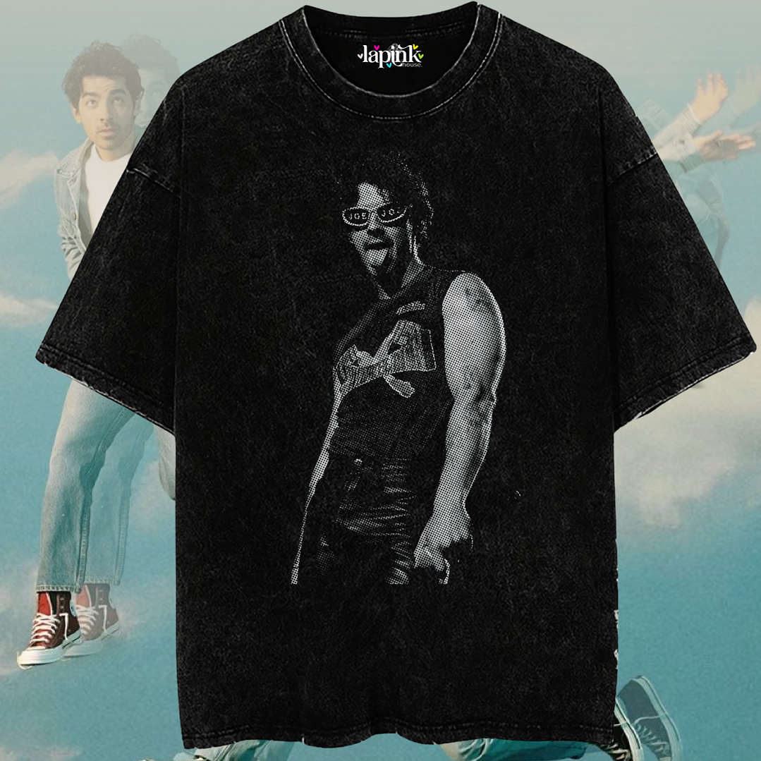 Polera Jonas Brothers Joe Jonas - Diseño Exclusivo 2 Acid Wash 1