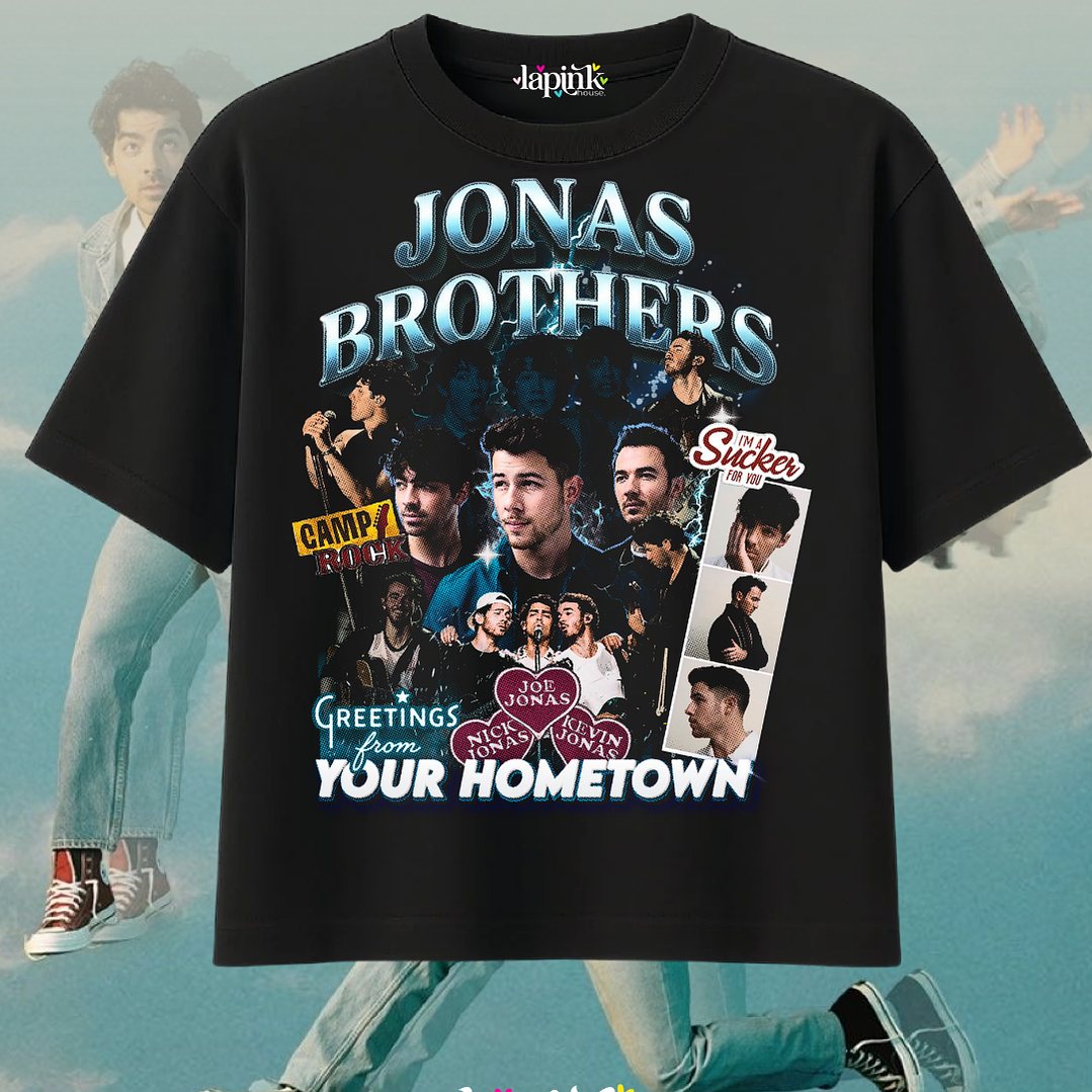 Polera Jonas Brothers Bootleg - Diseño Exclusivo 5 4